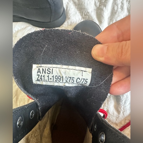 Vintage Wolverine World Wide Black Military Combat Boots 1994 - Size 8 1/2 R - Picture 6 of 9